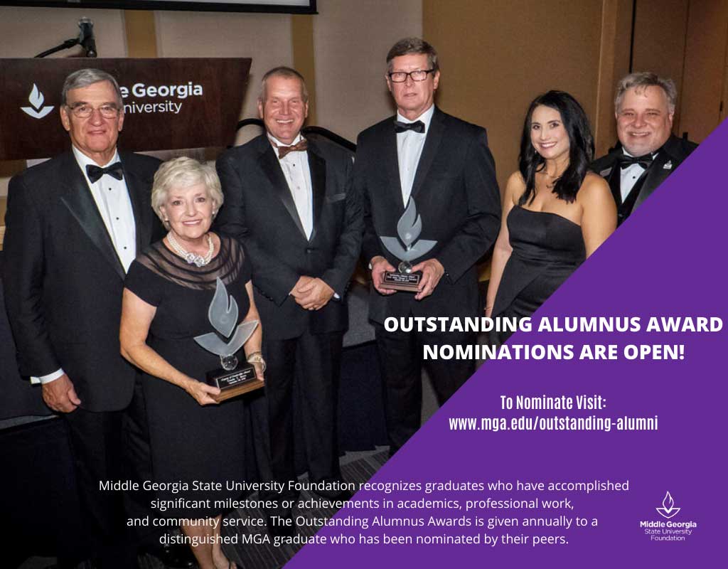 Outstanding Alumnus award nominations are open. 