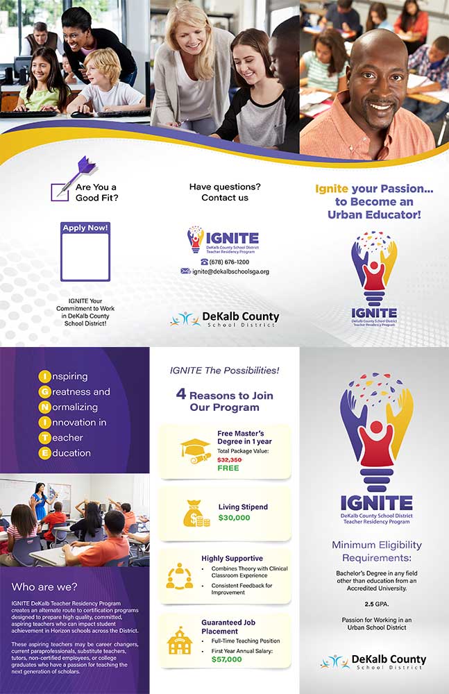 Details of the IGNITE program that are found elsewhere on this page. Click below for a PDF version of this image.