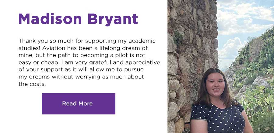 Madison Bryant, read her story. click here.