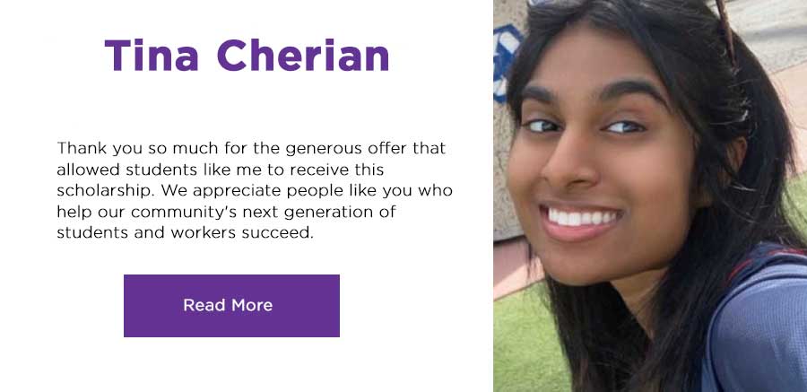 Tina Cherian, read her story. click here.