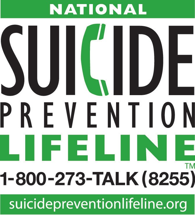 Nation Suicide Prevention Line 1-800-273-8255