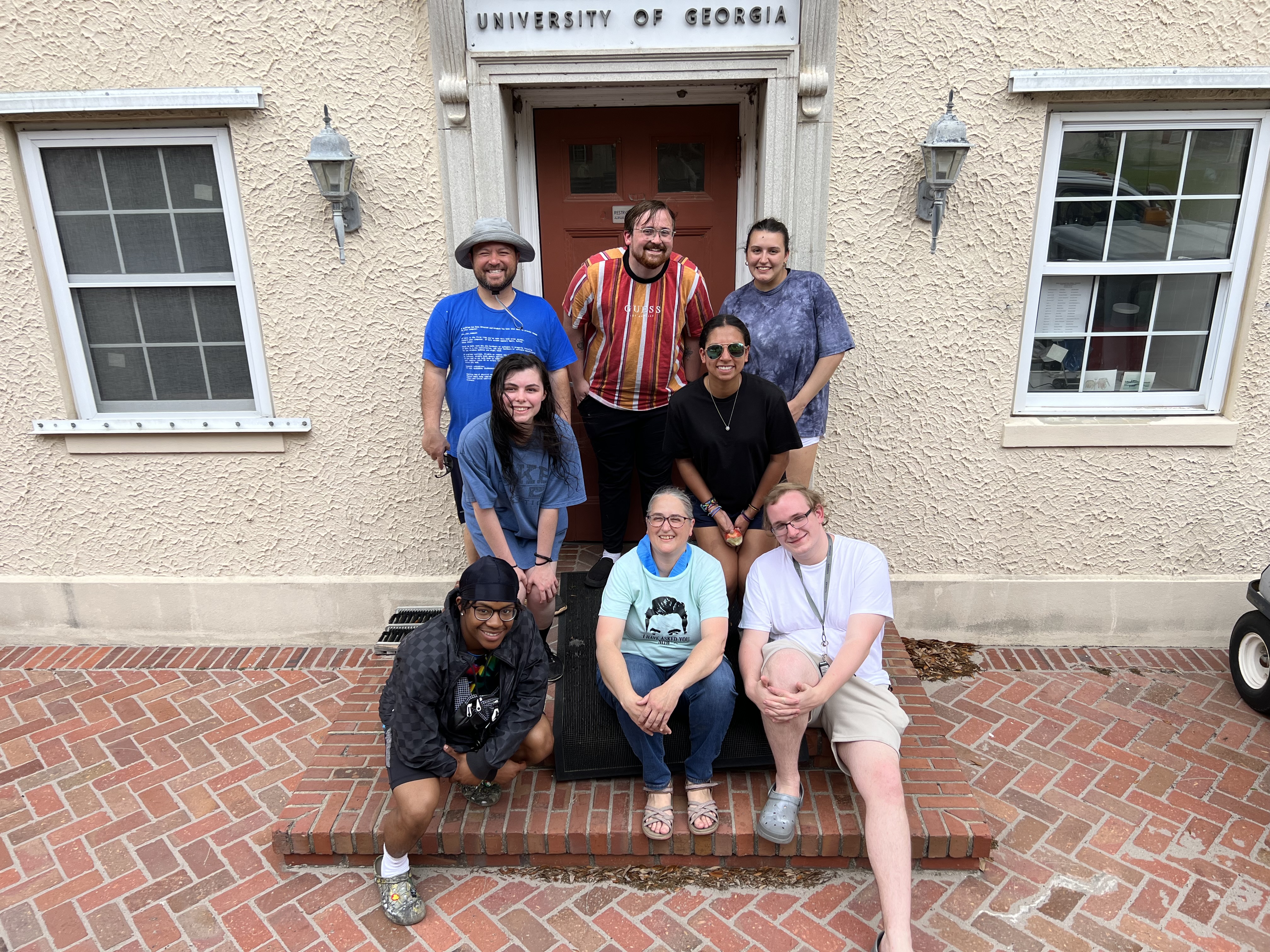 Science Club members at Sapelo Island.