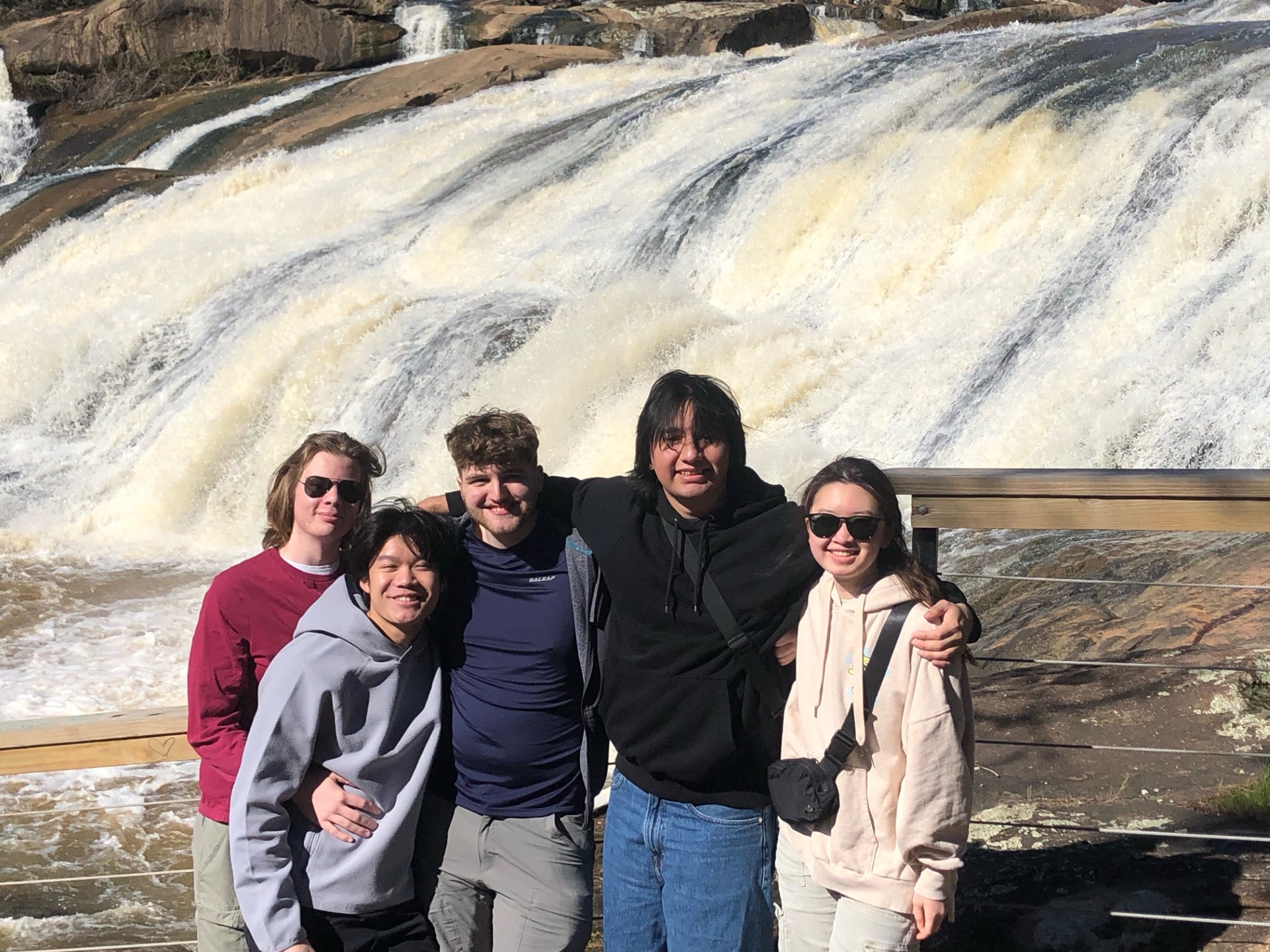 Students in NSN at High Falls State Park