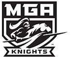 Knights Primary Logo - Black/White
