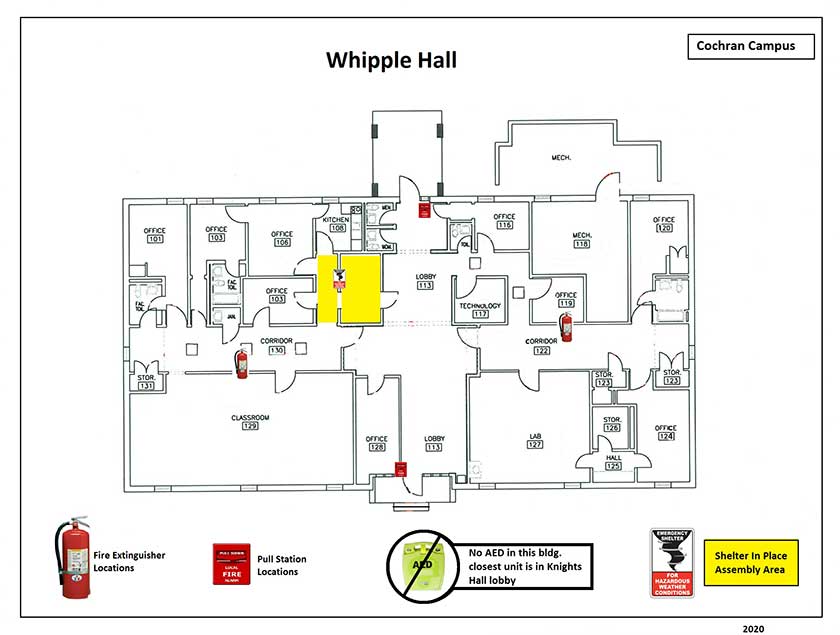 Safety Diagrams: Middle Georgia State University
