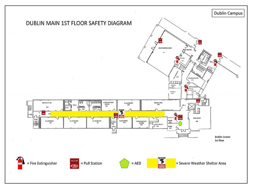 Safety Diagrams: Middle Georgia State University