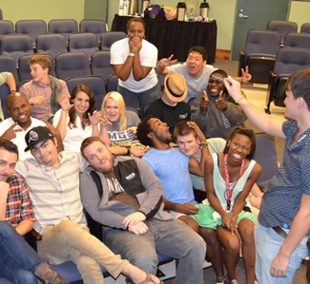 Campus Activities Board Members Hanging Out